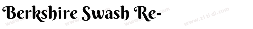 Berkshire Swash Re字体转换
